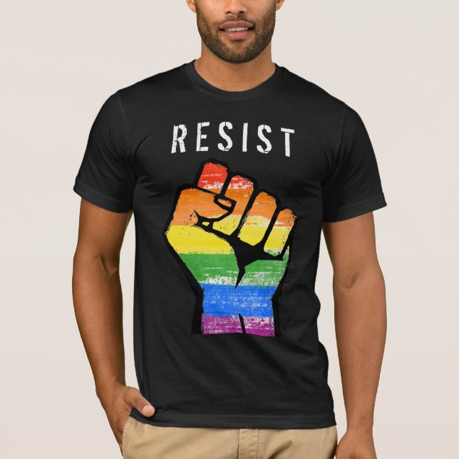 Camiseta Resistencia LGBT (Anverso)