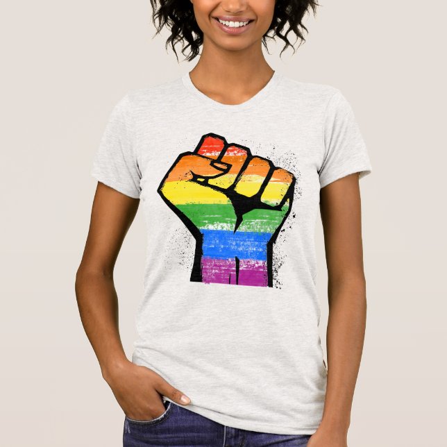 Camiseta Resistencia LGBT (Anverso)