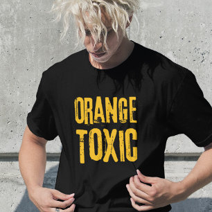 Camiseta Resistencia Política Naranja Tóxico Unti Trump