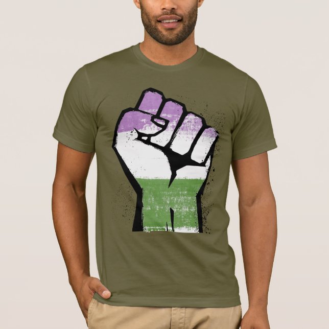 Camiseta Resistencia queer (Anverso)