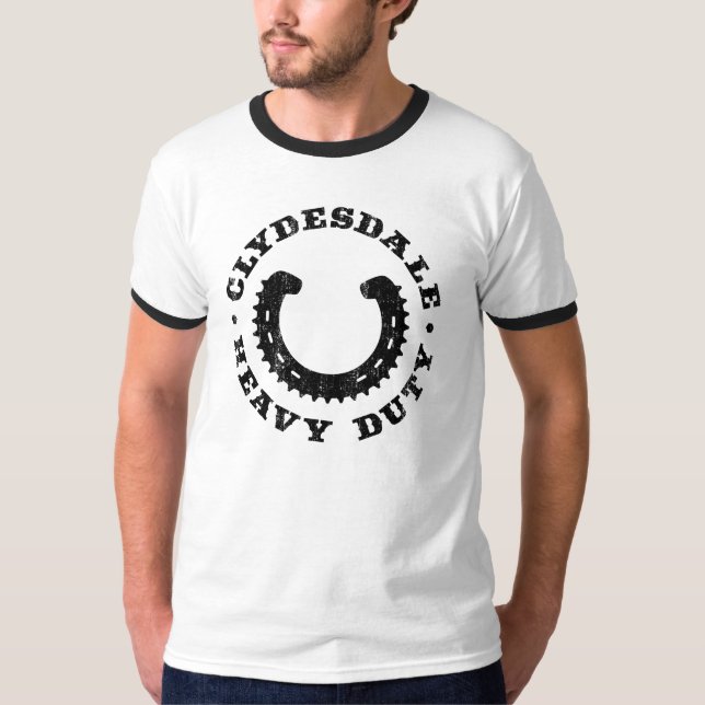 Camiseta "resistente" del logotipo de Clydesdale (Anverso)