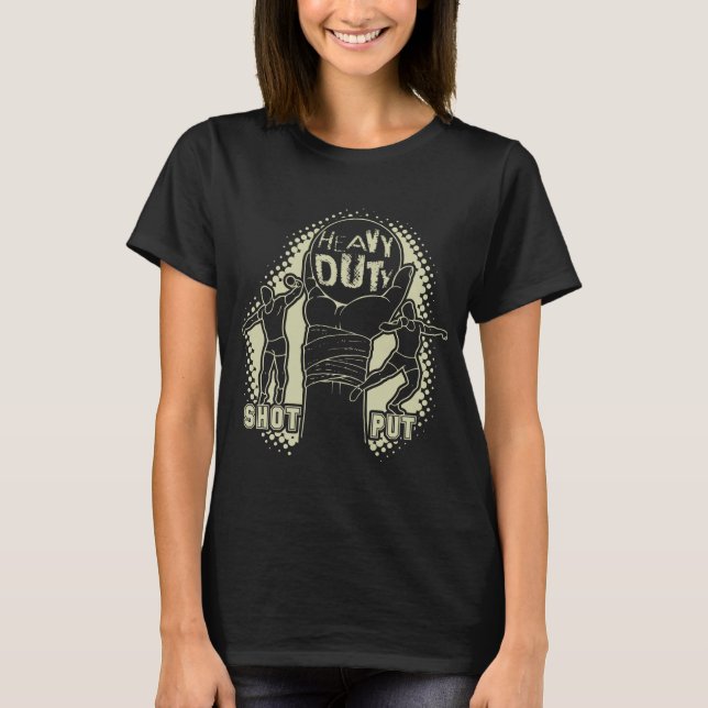Camiseta Resistente - lanzamiento de peso (Anverso)