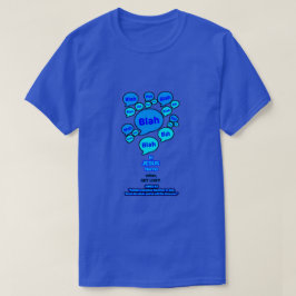 Camiseta Resistid al diablo - Logo Azul -