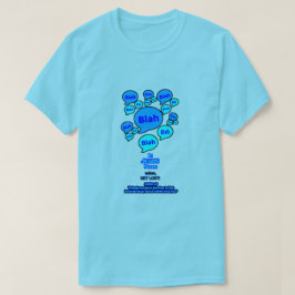 Camiseta Resistid al diablo - Logo Azul -