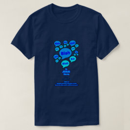 Camiseta Resistid al diablo - Logo Azul -