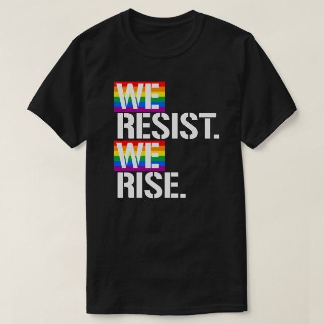 Camiseta Resistimos Nos levantamos (Diseño del anverso)