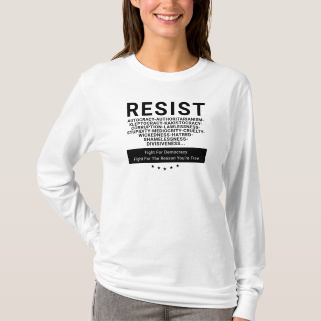 Camiseta Resistir (Anverso)
