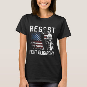 Camiseta Resistir a Bernie Sanders para luchar contra la ol