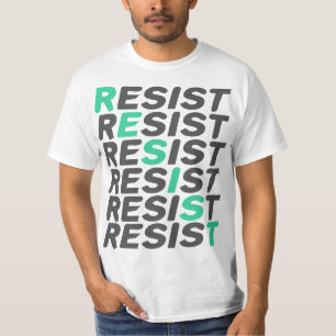 Camiseta Resistir a la oposición a Trump
