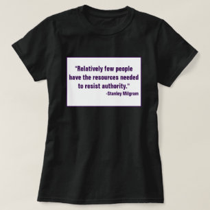 Camiseta Resistir a negarse a obedecer a desobedecer al ant