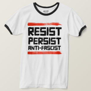 CAMISETA RESISTIR A PERSISTIR ANTIFASCISTA