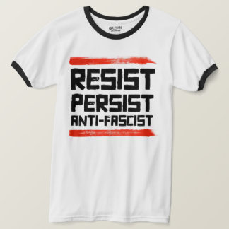 CAMISETA RESISTIR A PERSISTIR ANTIFASCISTA