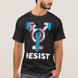 Camiseta Resistir a Trans Power Trans Advocate