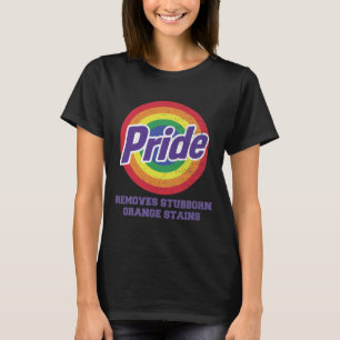 Camiseta Resistir a Trump Eliminar a un Naranja testarudo M
