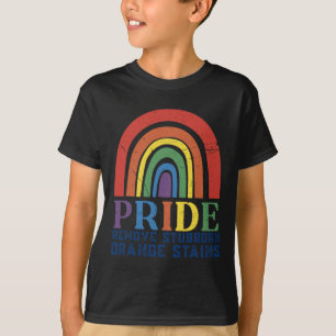 Camiseta Resistir a Trump Eliminar a un Naranja testarudo M