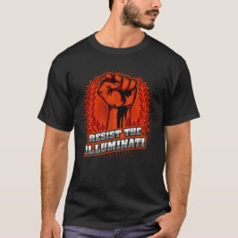 Camiseta Resistir Al Naranja Iluminado