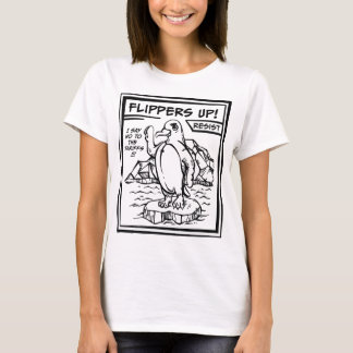 Camiseta Resistir al pingüino contra los caídos de arancele
