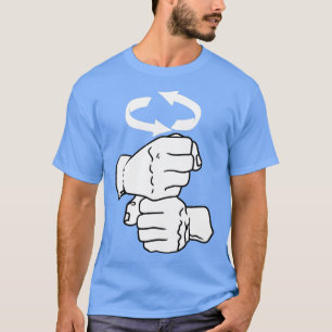 Camiseta Resistir al Rótulo americano Lenguaje de aprendiz