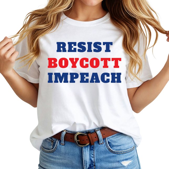 Camiseta Resistir Boicot Impugnar  (Subido por el creador)