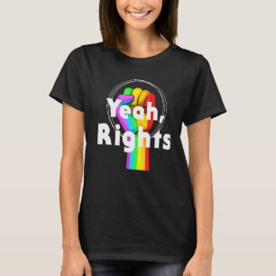 Camiseta Resistir el arcoiris si derechos Lgbtqa+ Lesbia ga