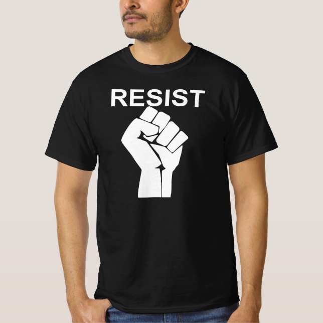 Camiseta Resistir el control manual del activismo en protes (Anverso)
