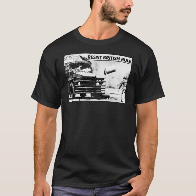 Camiseta Resistir el dominio británico Sinn Fein Poster Irl (Anverso)