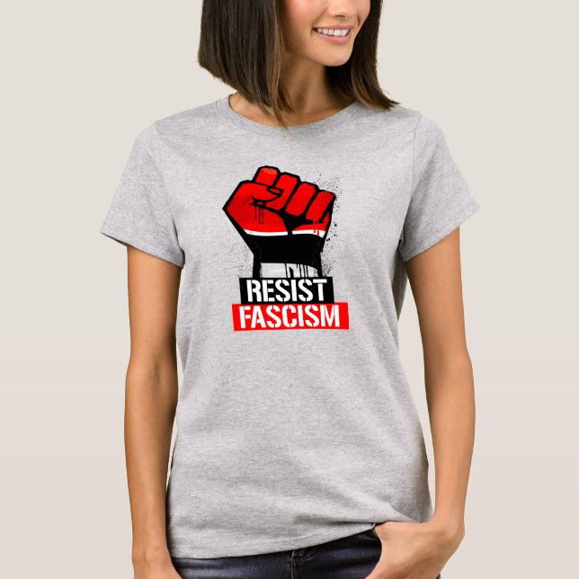 CAMISETA RESISTIR EL FASCISMO (Anverso)
