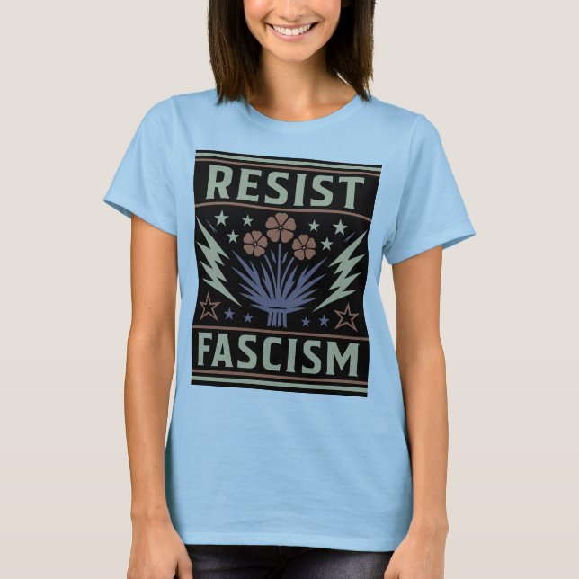 CAMISETA RESISTIR EL FASCISMO (Anverso)