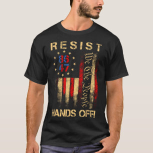 Camiseta Resistir las manos fuera de la seguridad social Me