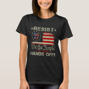 Camiseta Resistir las manos fuera de la seguridad social Me