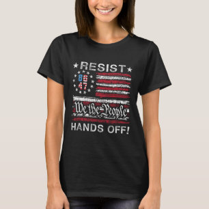 Camiseta Resistir las manos fuera de la seguridad social Me