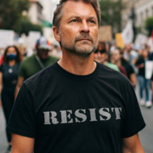 Camiseta RESISTIR - Levántate para tu marcha de protesta po
