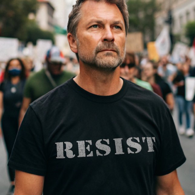 Camiseta RESISTIR - Levántate para tu marcha de protesta po (Subido por el creador)