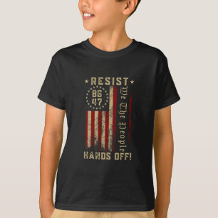 Camiseta Resistir manos fuera de la Seguridad Social Medica