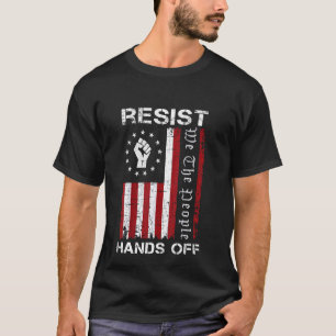 Camiseta Resistir Manos Fuera Protesta Seguridad Social Med