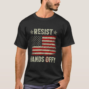 Camiseta Resistir manos fuera protesta Seguridad Social Med