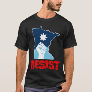 Camiseta Resistir Minnesota Puño en Alto