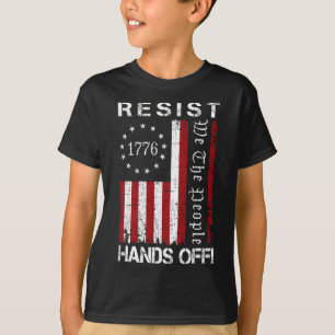 Camiseta Resistir Sin Tocarnos Protestamos La Bandera De No