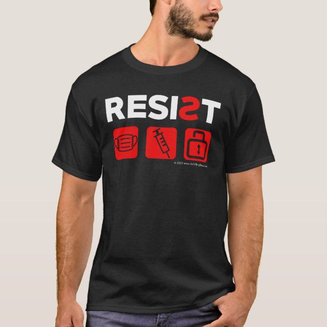 Camiseta RESISTIR Tiranía (Anverso)