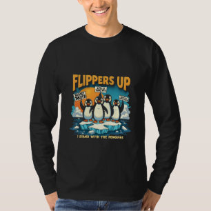 Camiseta Resistirme a estar con los pingüinos