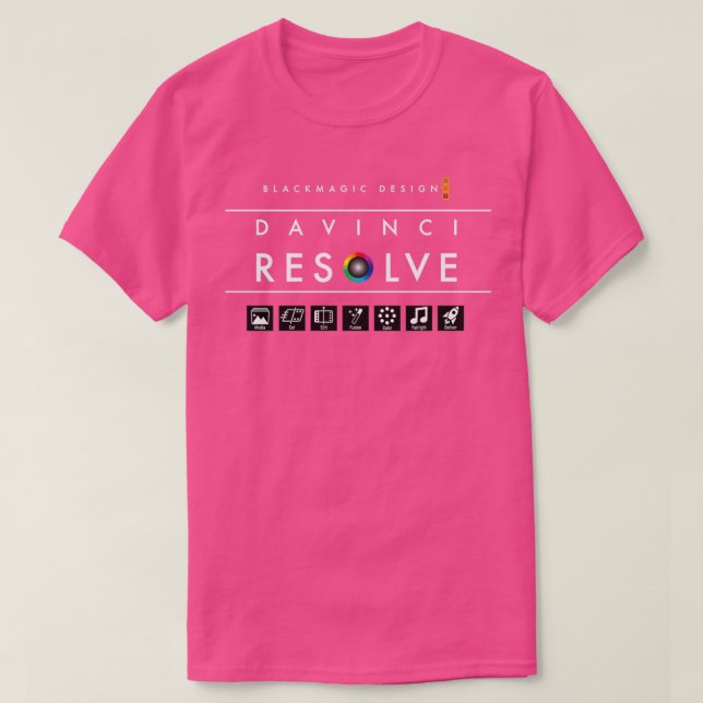 Camiseta Resolución Davinci , Accesorios para ropa Esencial (Diseño del anverso)