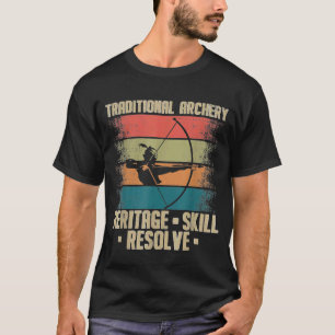Camiseta Resolución de habilidad para el patrimonio de tiro