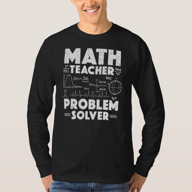 Camiseta Resolución de problemas de profesores de matemátic (Anverso)