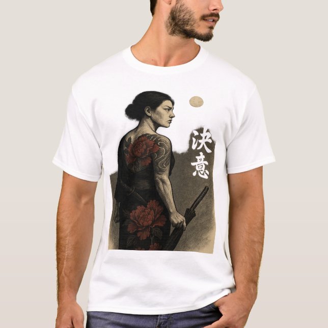 Camiseta “Resolve Beneath the Moon – Gekka no Ketsui” (Anverso)