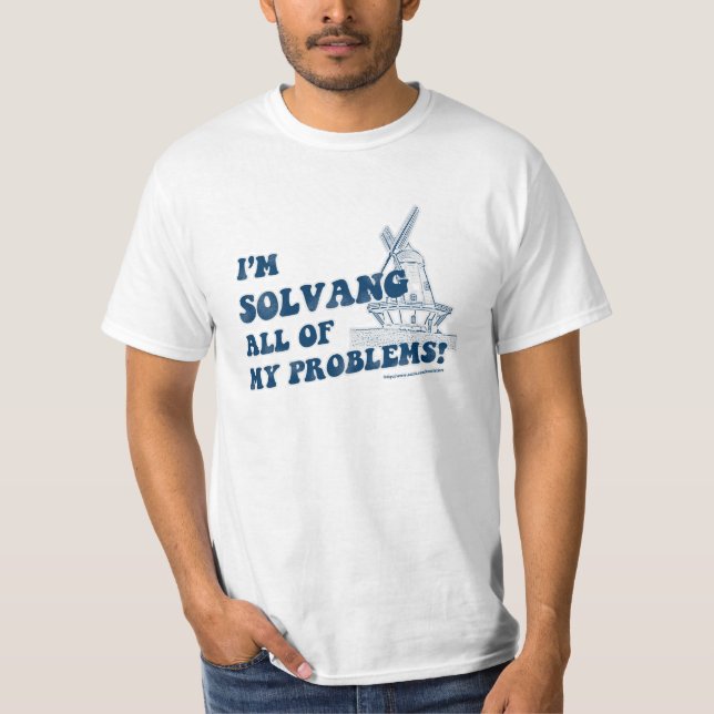 Camiseta Resolver todos mis problemas (Anverso)