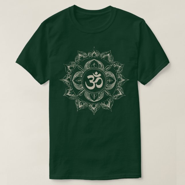 Camiseta Resonancia cósmica El poder místico del Om 8 (Diseño del anverso)