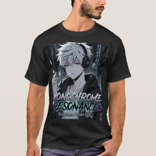 Camiseta Resonancia Monocroma Urbana - Ropa Urbana de Anime