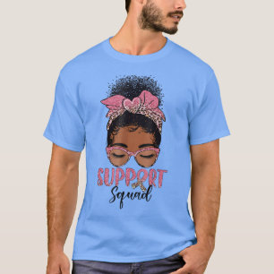 Camiseta Respaldar el cáncer de seno de una mujer negra des