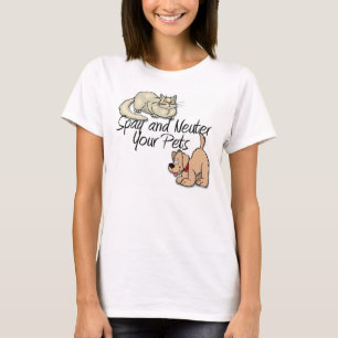 Camiseta Respalde y neutralice a sus Mascotas