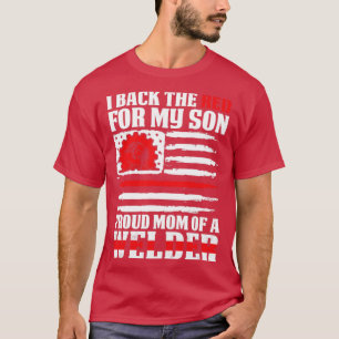 Camiseta Respaldo A La Orgullosa Madre Roja De Su Hijo Sold